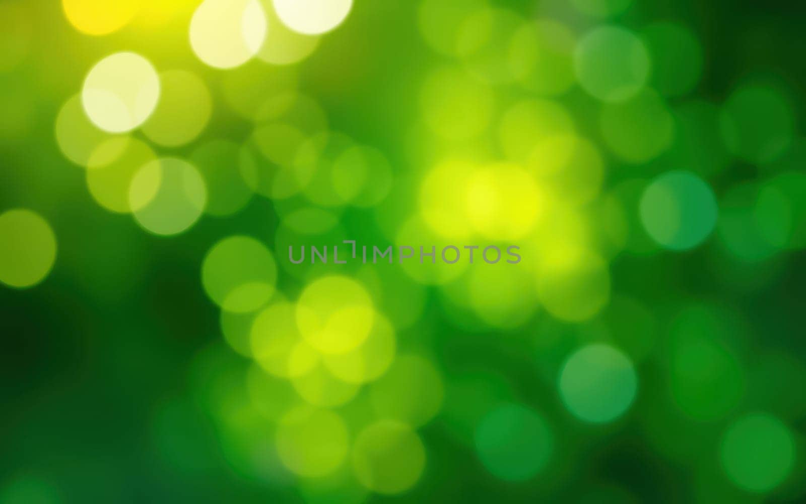 Soft green circles of light blend together, creating a calming bokeh effect that evokes feelings of serenity in a natural outdoor setting during a sunny afternoon.