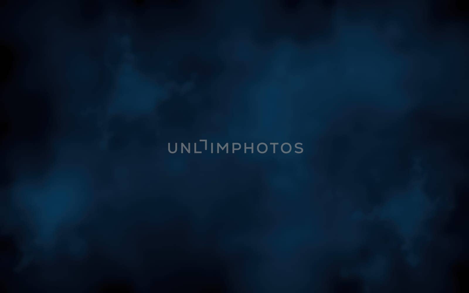 Abstract blue cloud formations dominate the evening sky, creating an intriguing and atmospheric setting that captures a sense of mystery and tranquility.