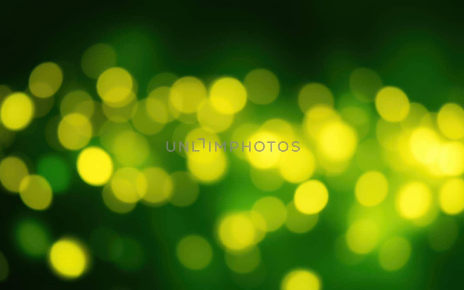 Soft yellow bokeh lights shimmer on a vibrant green background, creating a dreamy ambiance perfect for celebrations and evening gatherings filled with joy.