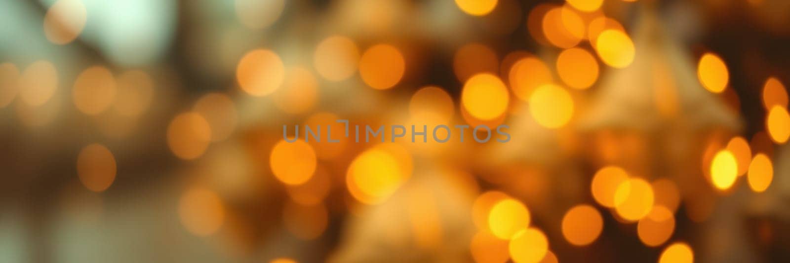 Twinkling golden lights bring warmth and joy to the indoor celebration, creating a cozy ambiance perfect for holiday gatherings and festivities during the evening.