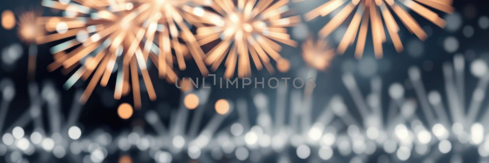 Bright fireworks explode in the night sky, captivating onlookers with vibrant colors and sparkles, creating a festive atmosphere during the celebration.