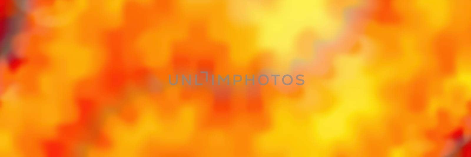 An intense mix of orange, yellow, and red colors converges to create a powerful abstract explosion, evoking energy and motion. The bright hues blend seamlessly, forming a captivating background.