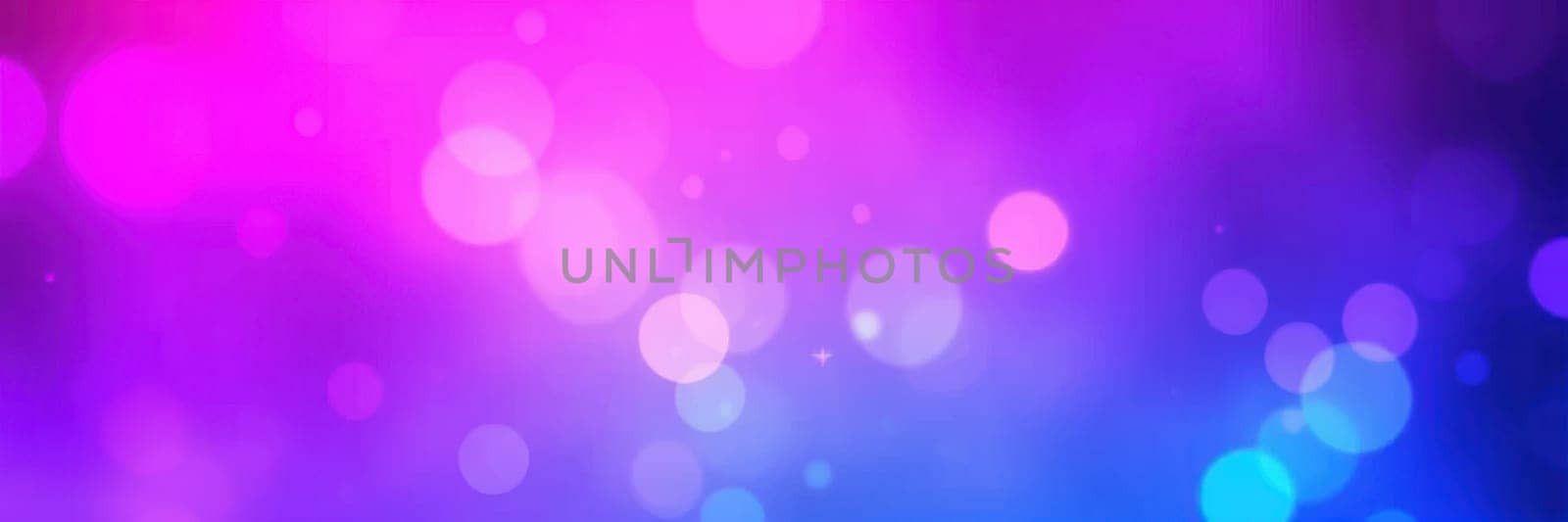Soft blurred lights in vibrant pink, purple, and blue create a dreamy background. This colorful display adds a lively touch, perfect for artistic presentations or digital designs.