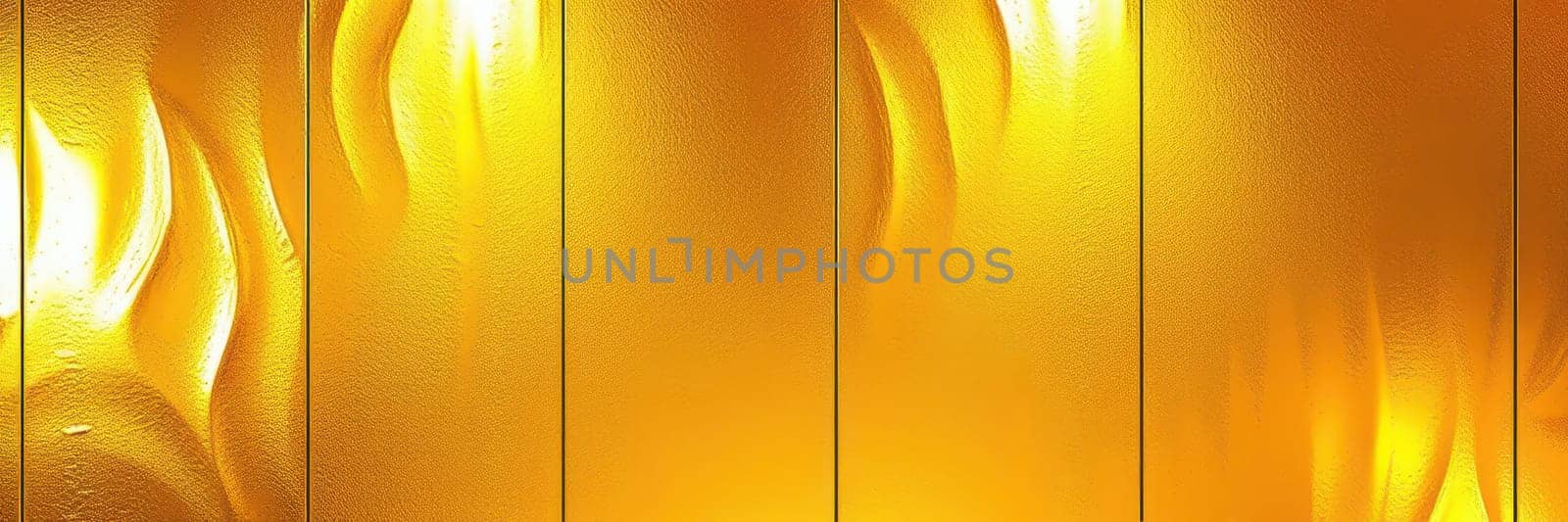 Warm golden hues blend seamlessly in this abstract composition, with gentle light reflections creating a captivating visual experience. The artwork evokes warmth and tranquility.