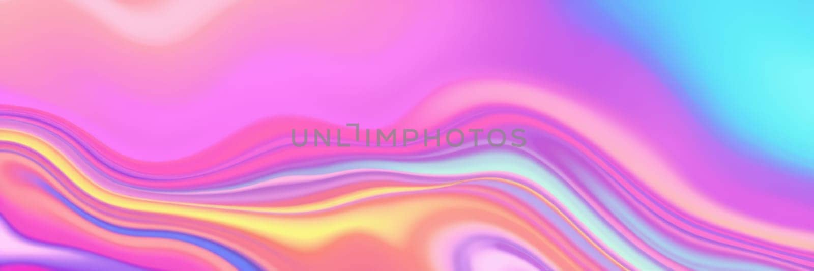 Swirling colors blend seamlessly, creating an abstract masterpiece with vibrant pink, blue, and yellow tones. This artwork enhances any space with its modern aesthetic.