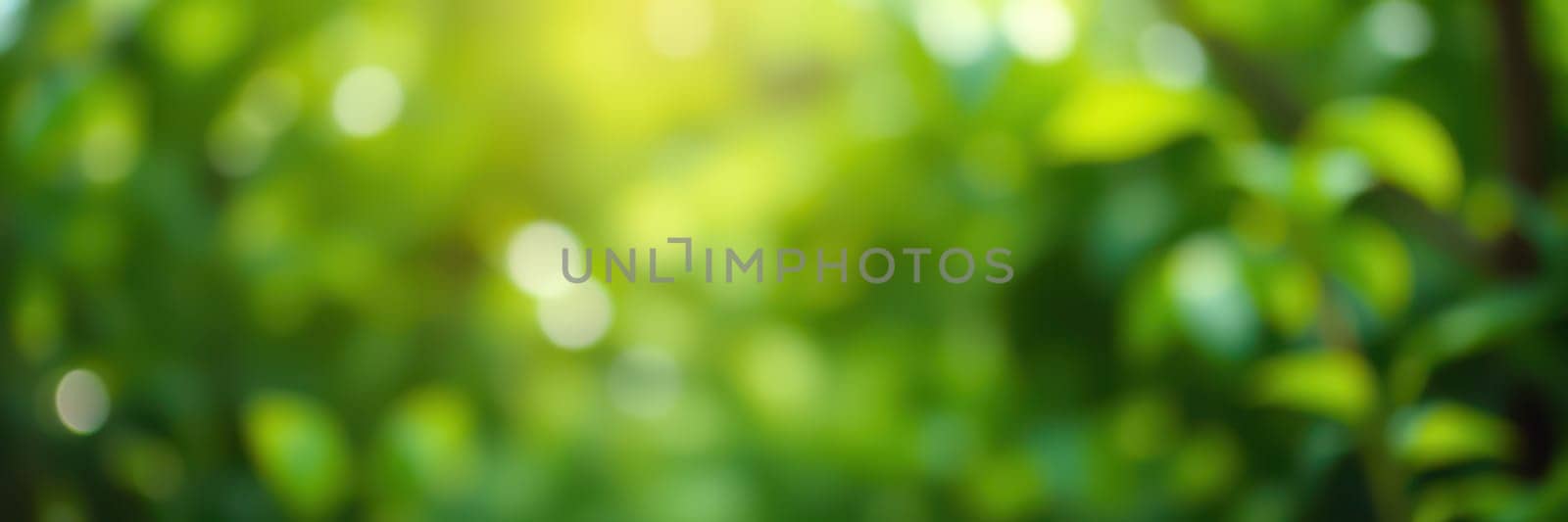 Lush green leaves bask in warm sunlight, creating a calming ambiance in a peaceful garden. The gentle play of light enhances the rich textures and colors of nature.