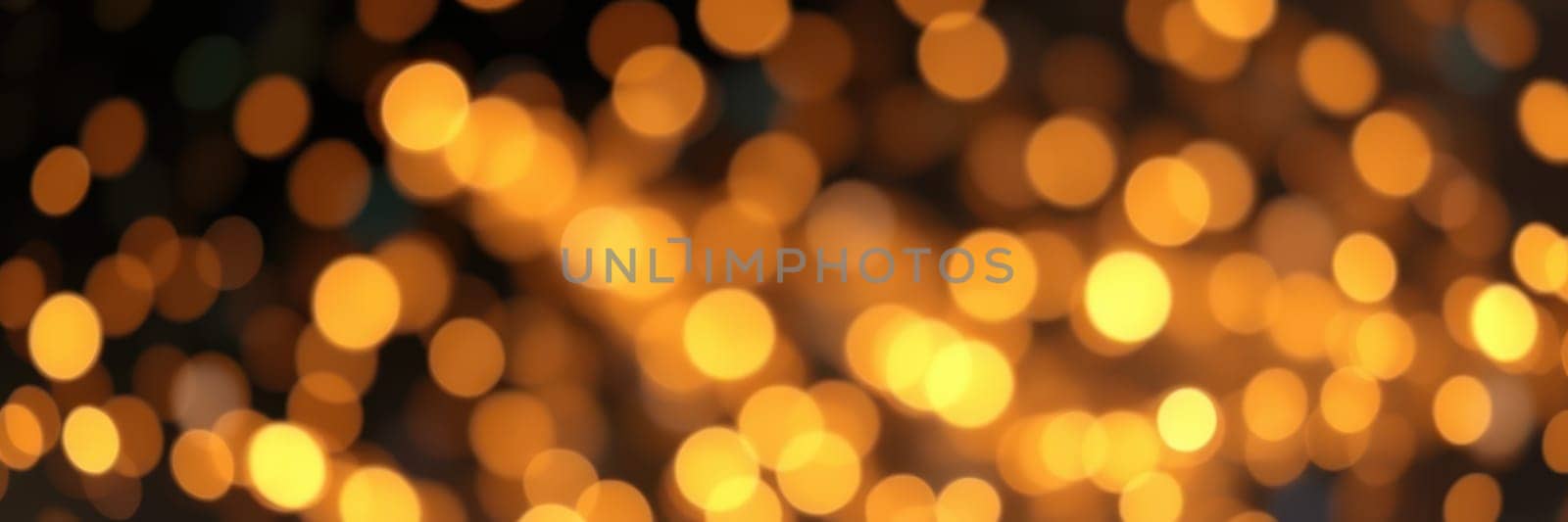 Warm golden bokeh lights twinkle and dance, enhancing the joyful atmosphere of a nighttime celebration, perfect for gatherings and special occasions.