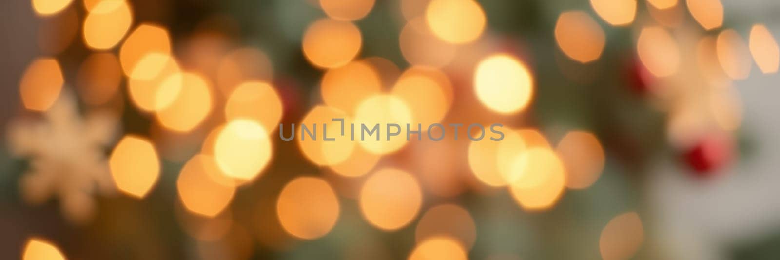Twinkling warm lights create a magical ambiance in a cozy indoor space, enhancing the festive spirit of winter celebrations with vibrant colors.