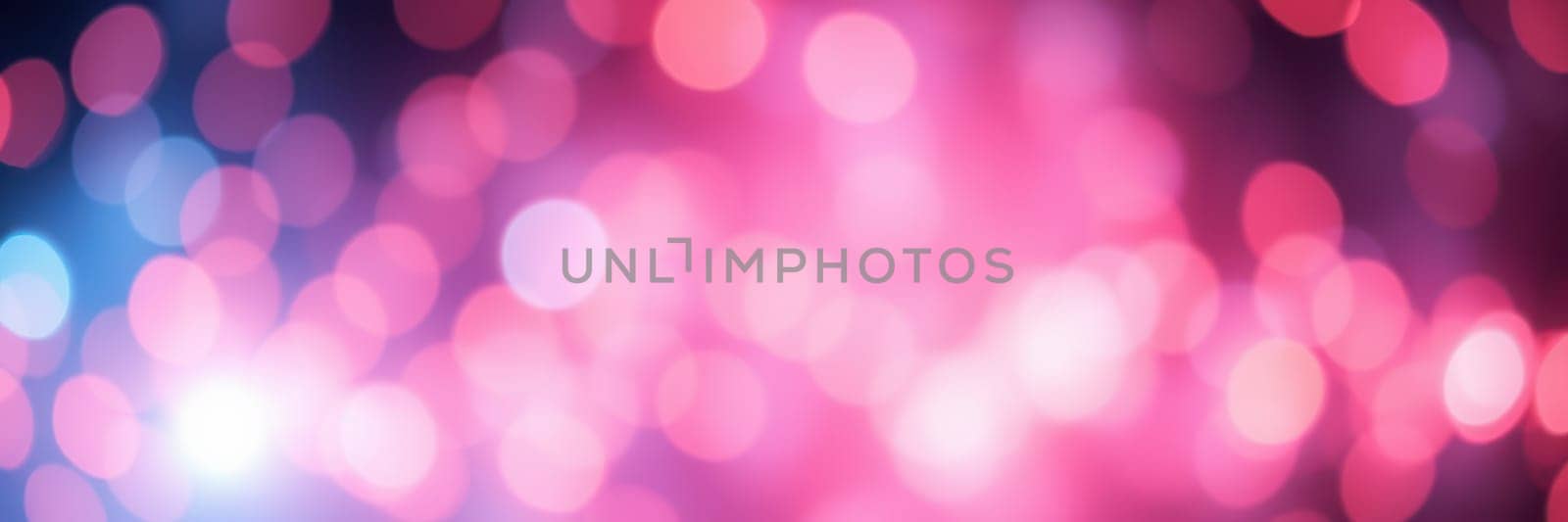 Bright, colorful bokeh lights in various shades create a lively atmosphere perfect for celebrations. The blurred effect adds a sense of depth and joy to evening gatherings in the city.
