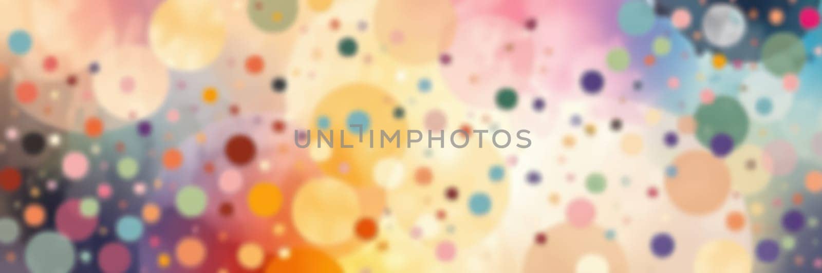 This artwork showcases a dynamic abstract design filled with colorful dots and soft textures. A varied palette creates a lively atmosphere, evoking joy and creativity.