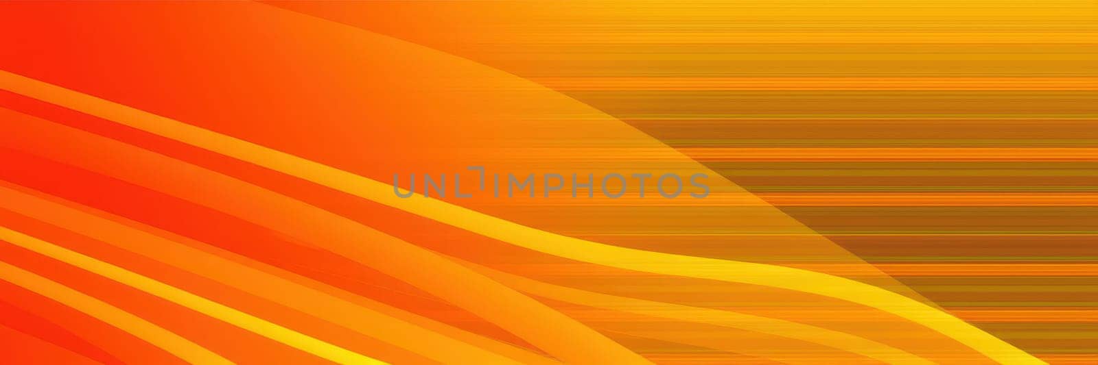 Bright and fluid wave patterns in warm hues of orange and yellow dominate the backdrop, evoking a sense of energy and movement during twilight.