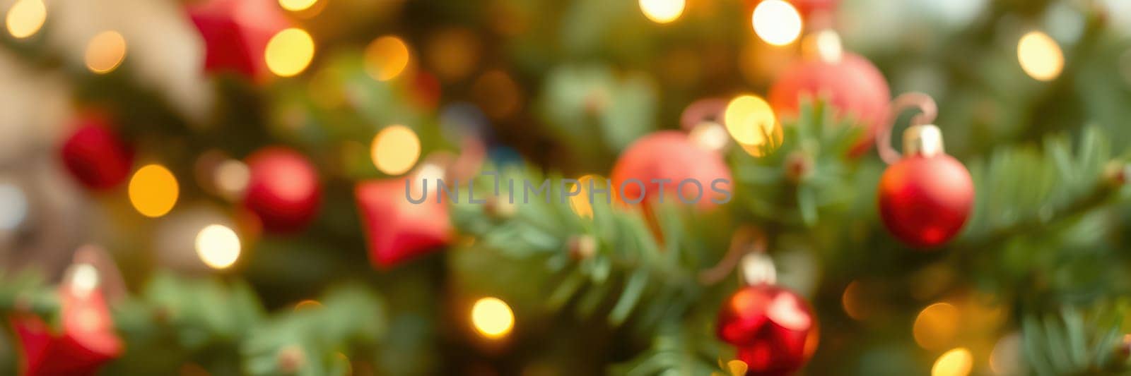 A Christmas tree adorned with vibrant red ornaments and soft glowing lights brings joy and warmth to a holiday gathering, celebrating traditions with loved ones.