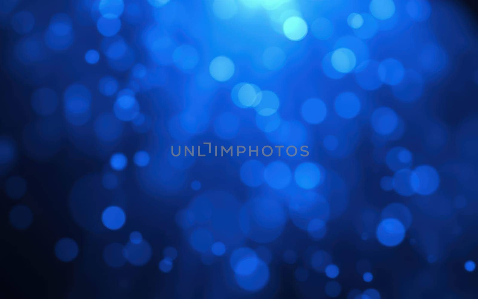Soft, shimmering blue lights dance across a dark background, creating a mesmerizing bokeh effect that adds depth and intrigue to the visual experience, perfect for artistic projects.