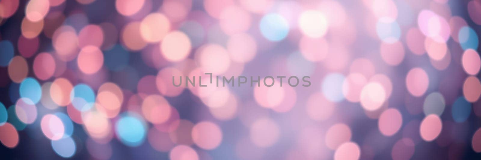 Clusters of colorful bokeh lights shimmer in the background, enhancing the festive mood of a lively nighttime event in an urban setting.
