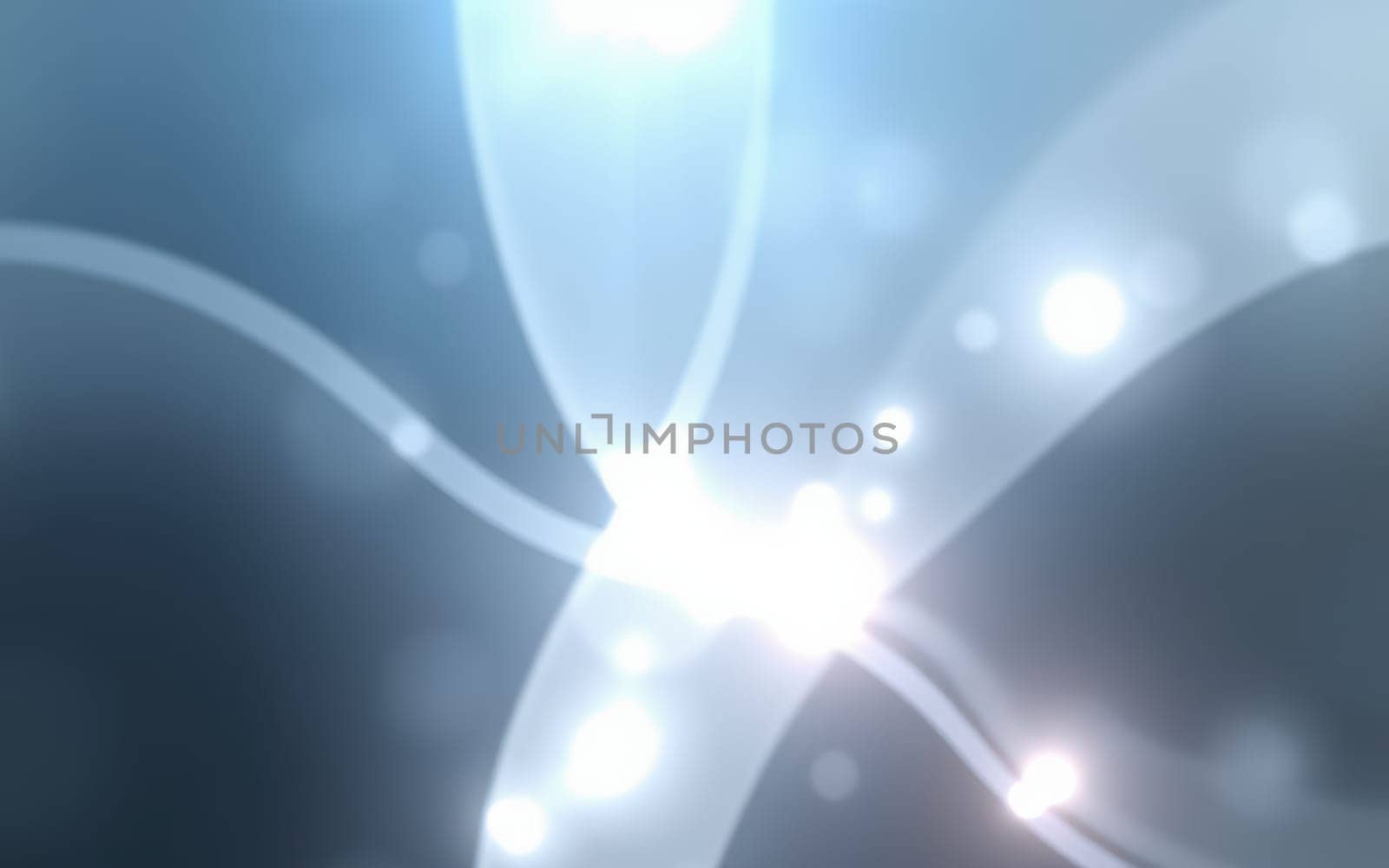 This mesmerizing visual features swirling light patterns that create an abstract design. The blue tones and shimmering effects evoke a sense of tranquility and imagination.