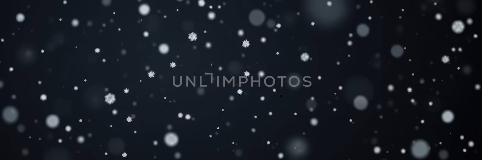 Delicate snowflakes drift gently through the air during a calm winter evening, blanketing the ground and transforming the neighborhood into a peaceful winter landscape.