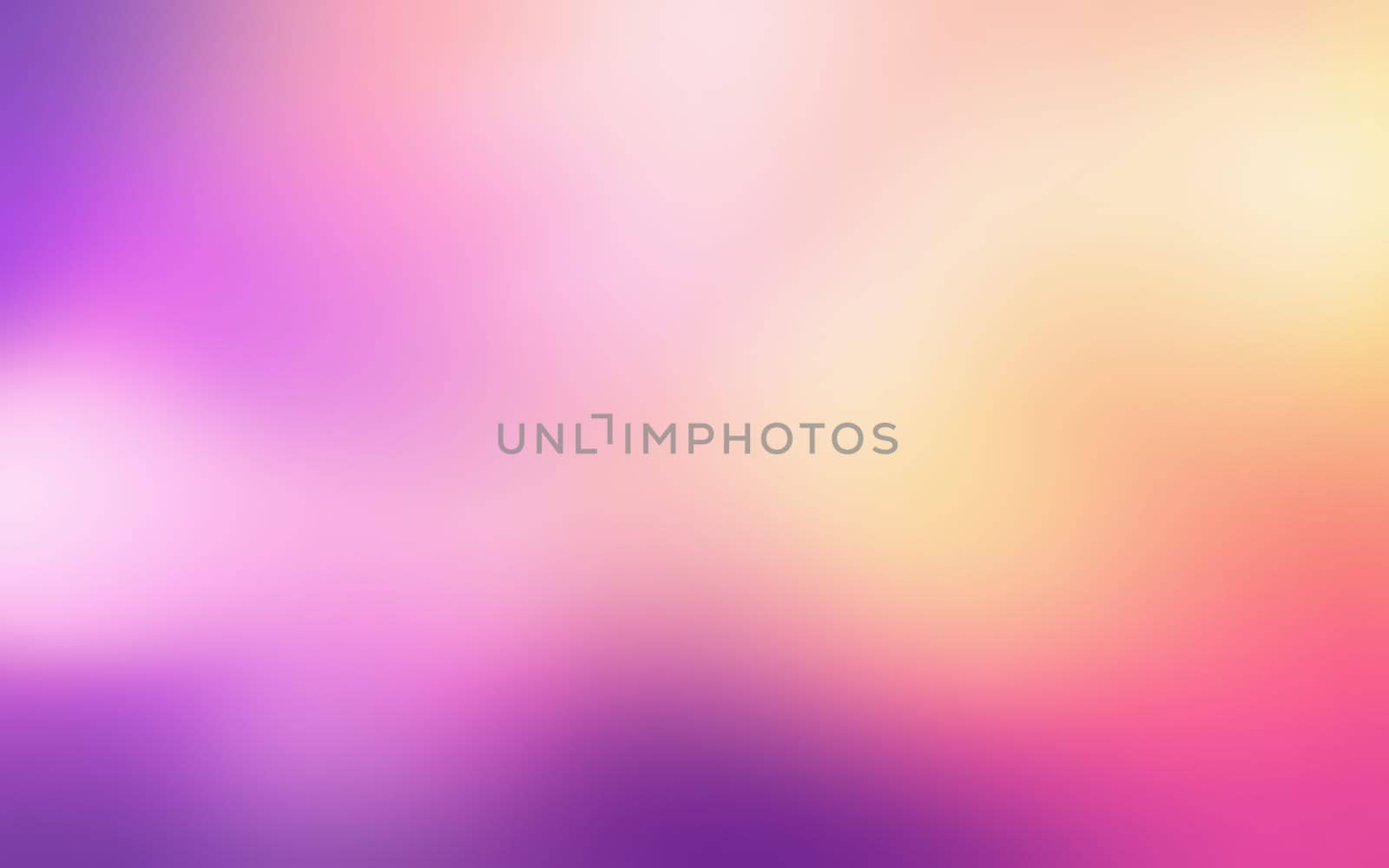 A colorful abstract background features soft gradients blending purple, pink, and yellow shades. This design creates a dreamy and artistic atmosphere suitable for various projects.