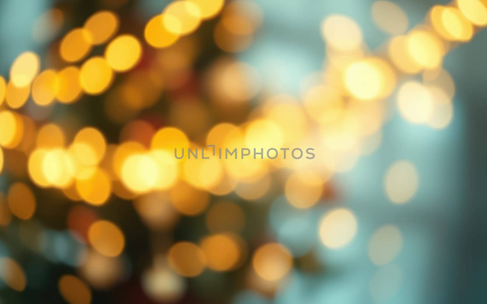 Colorful lights sparkle gently in the background, creating a cozy and enchanting ambiance that welcomes the holiday spirit in a warmly decorated room.