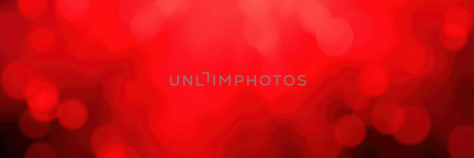A vibrant red background filled with soft bokeh lights creates a warm and inviting atmosphere, perfect for celebrations, parties, or special events during any time of the year.