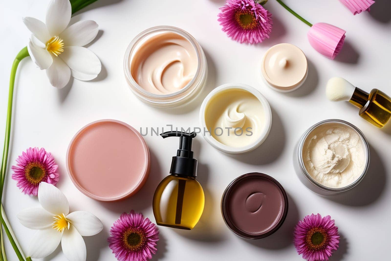 A set of handmade natural cosmetics