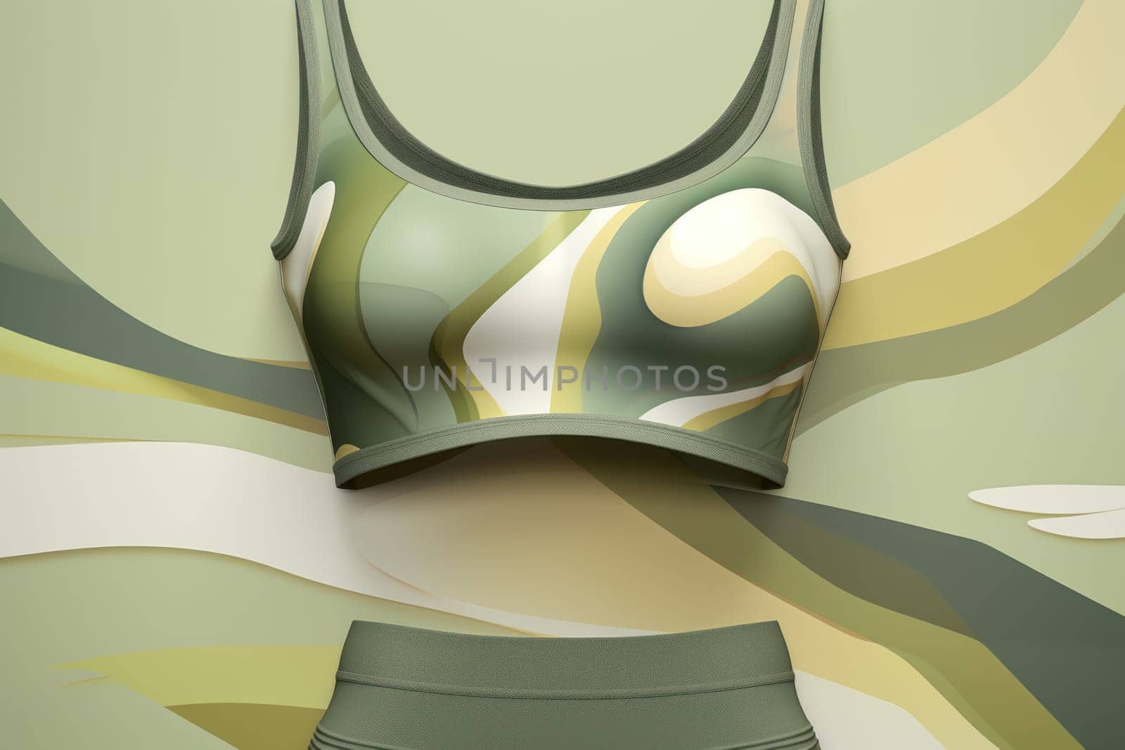 Fitness sports top concept. by julyKoph