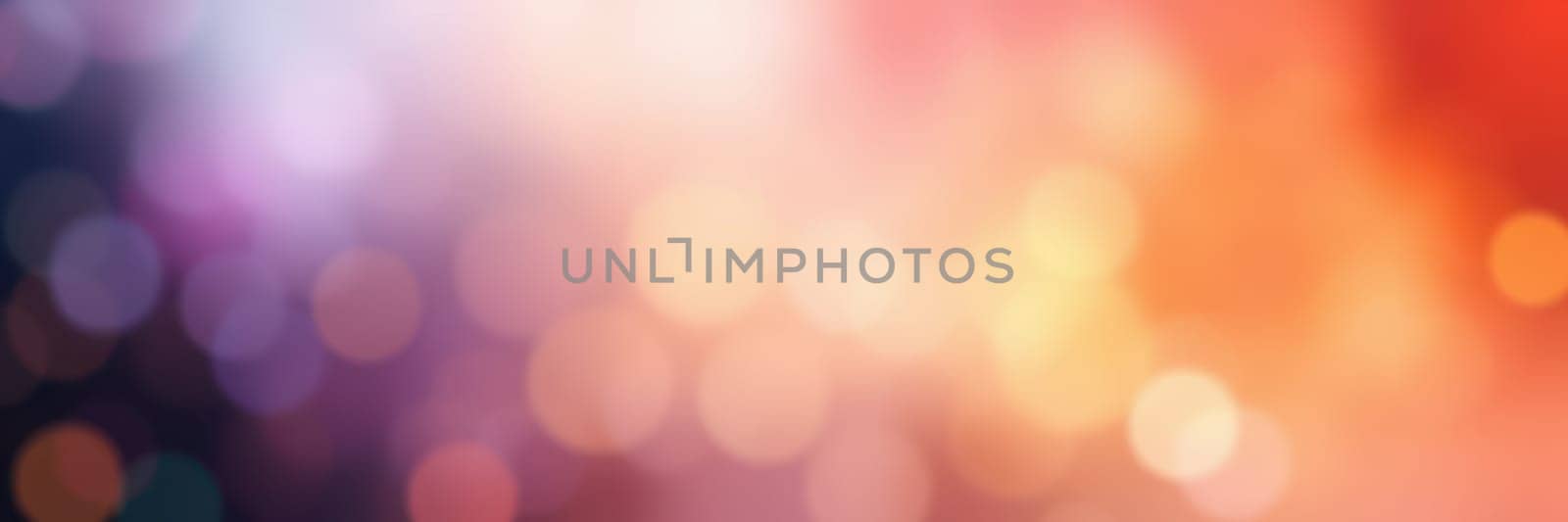 Soft bokeh lights in a mix of purple, pink, and orange hues create a vibrant backdrop, evoking a dreamy ambiance perfect for festive gatherings or celebrations.