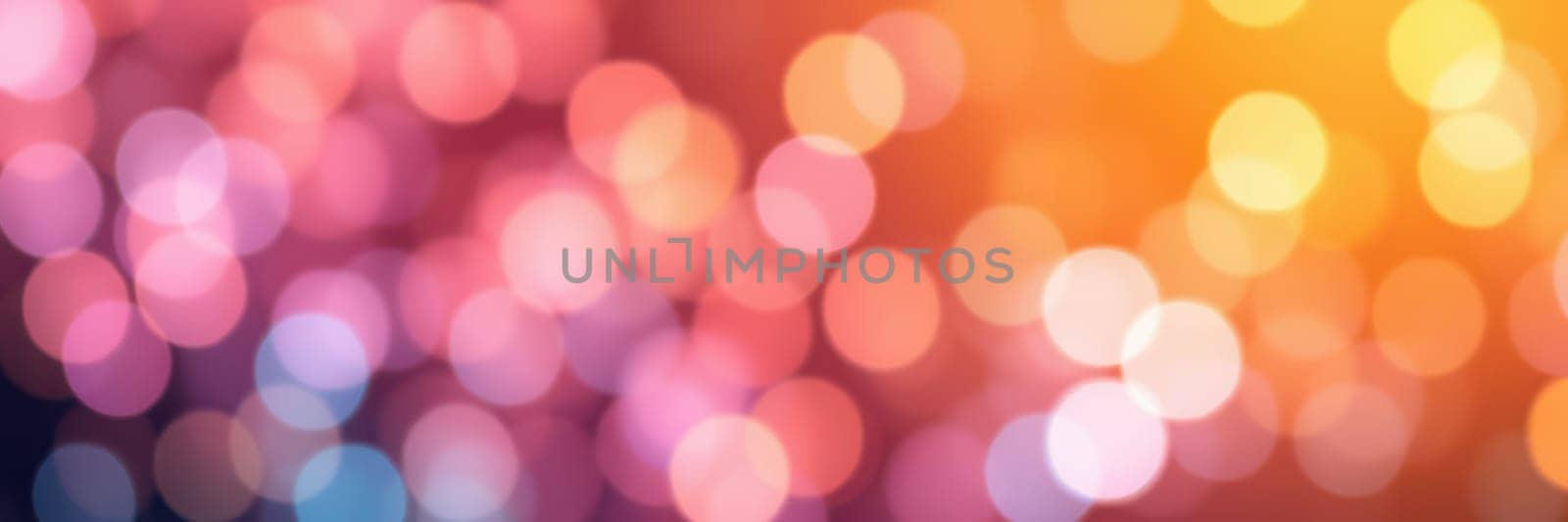 A medley of colorful bokeh lights illuminates the background, creating a festive atmosphere perfect for celebrations. The warm hues blend seamlessly in an enchanting display.