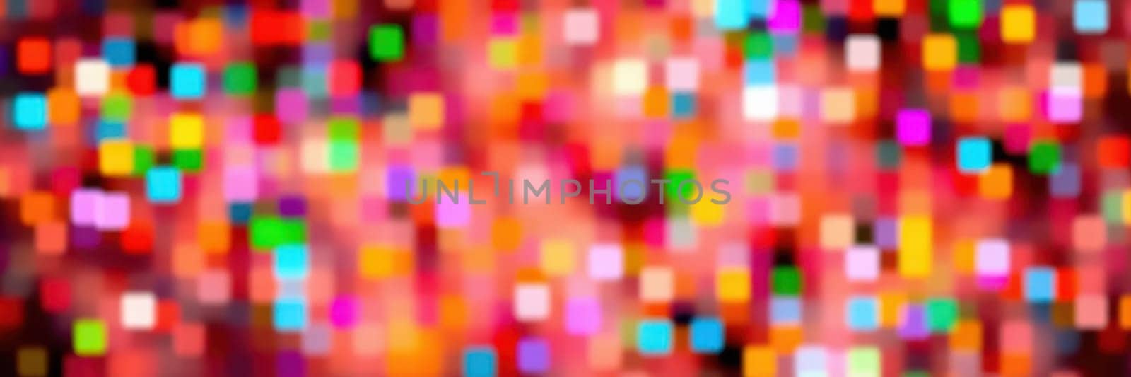 A bright and lively display of colorful dots and shapes fills the space, creating an abstract design with a playful and energetic atmosphere. The vivid hues blend seamlessly, evoking joy.