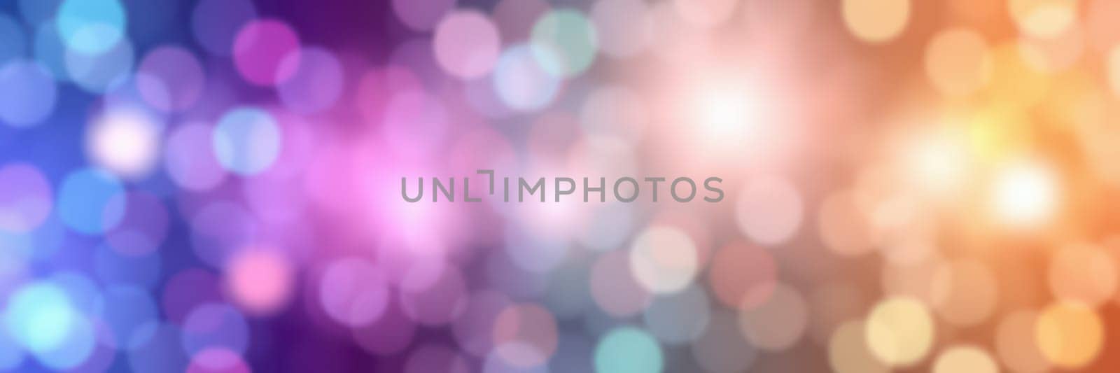 A captivating display of colorful bokeh lights adorns the backdrop, creating an enchanting atmosphere for a lively evening celebration filled with joy and excitement.