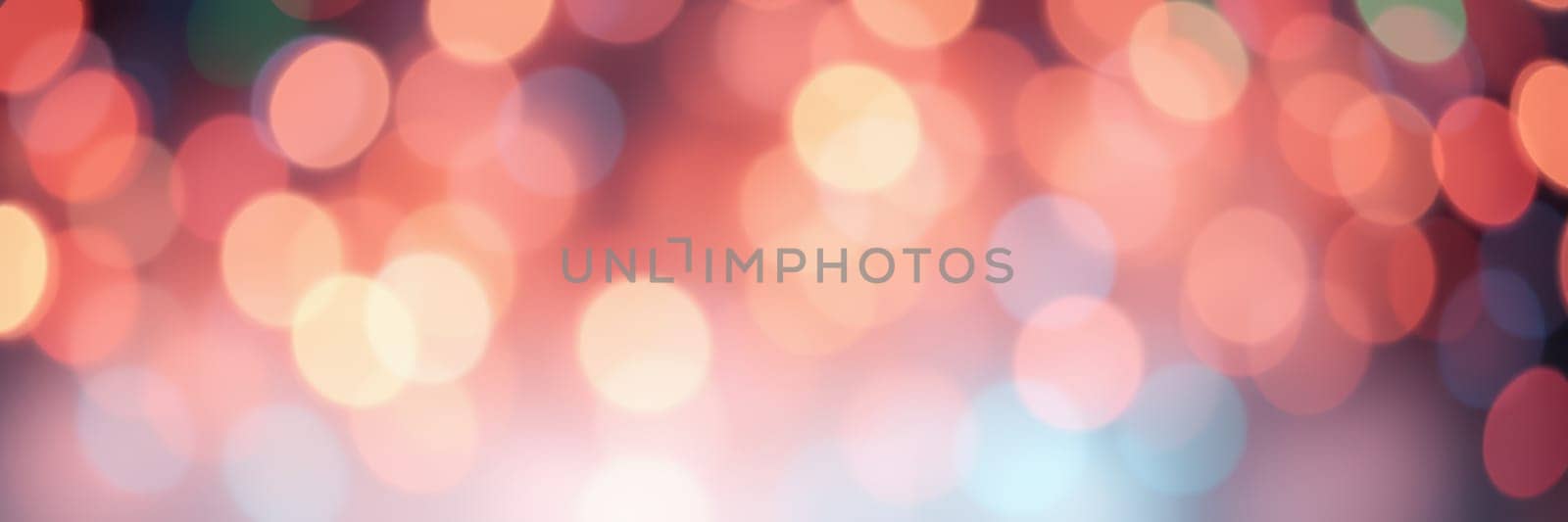 A mix of soft, colorful lights forms a beautiful bokeh effect, representing a festive mood at a nighttime event, perfect for celebrations and gatherings.