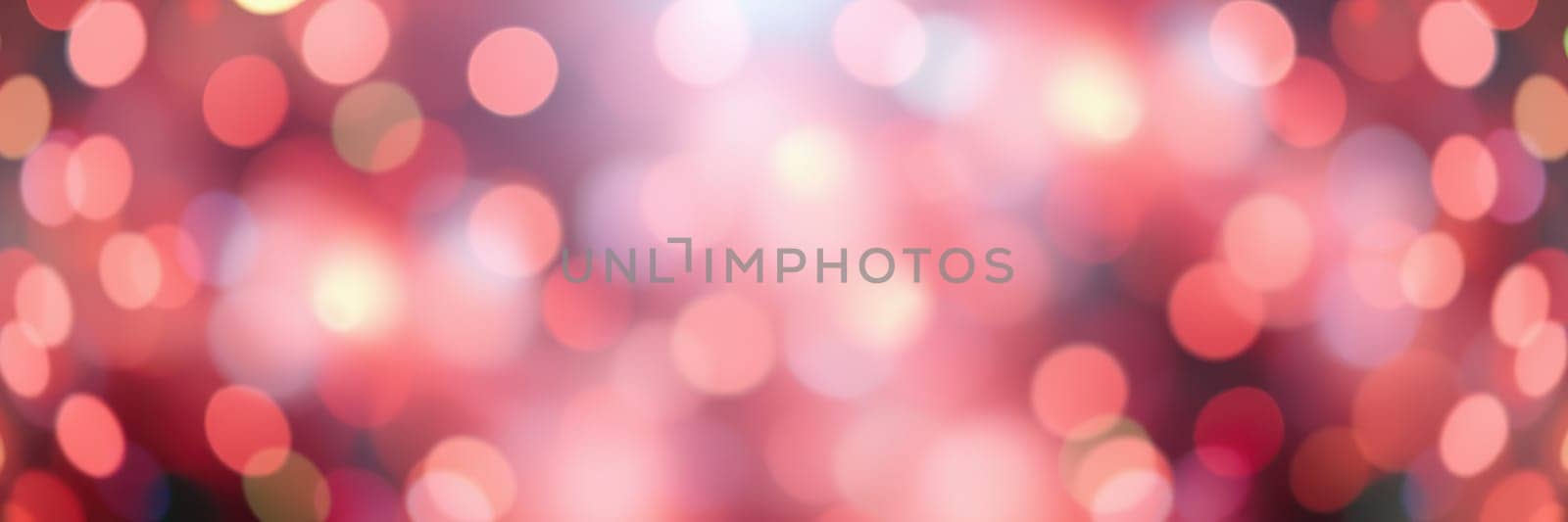 A dazzling display of vibrant bokeh lights fills the background, enhancing the festive mood during a special evening gathering where guests celebrate and enjoy themselves.