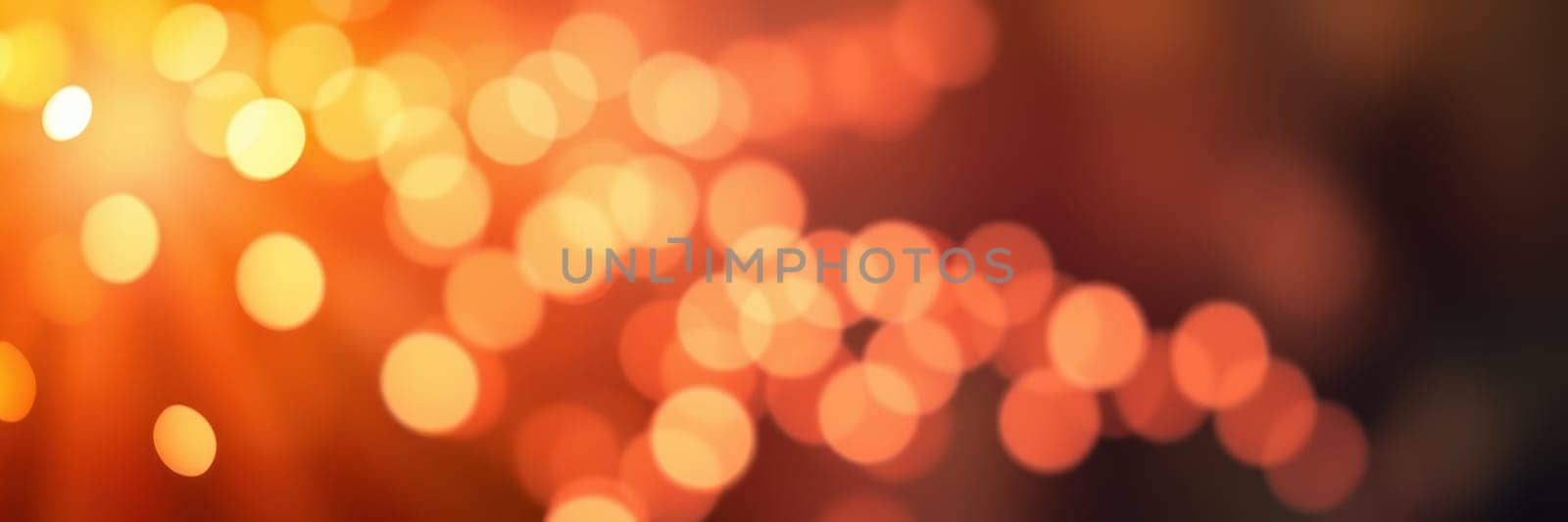 Warm golden lights twinkle in the evening air, creating a festive atmosphere at a vibrant celebration. The soft bokeh adds a dreamy quality to the lively environment.
