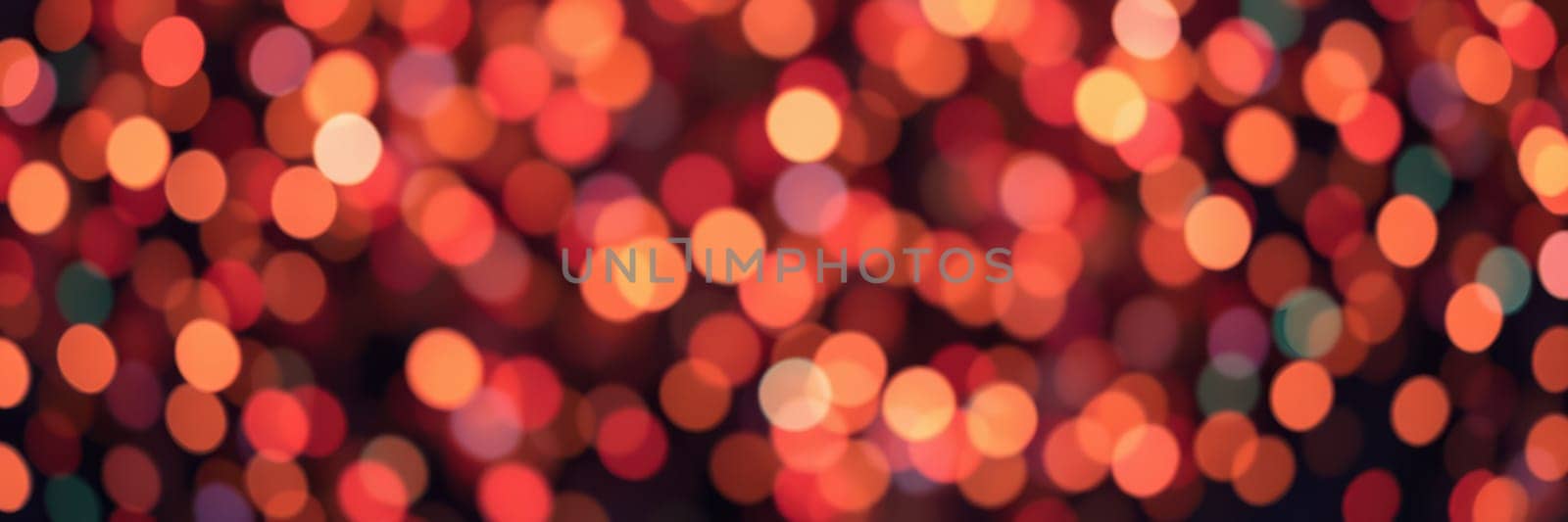 Colorful lights twinkle in a delightful display, enhancing the joyful ambiance during a nighttime celebration in a bustling urban area, creating an enchanting experience.