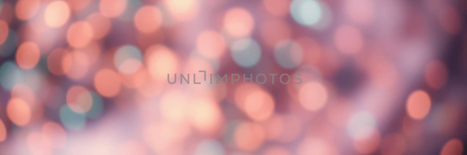 Soft, colorful lights blur together to form an enchanting bokeh effect, creating a warm and inviting ambiance perfect for evening events and celebrations.