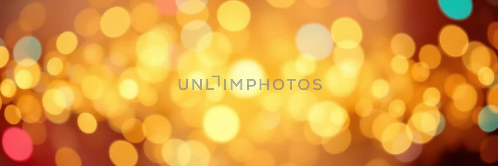 Soft, glowing bokeh lights in warm shades fill the background, enhancing the joyful ambiance of a celebration, perfect for creating a festive mood.
