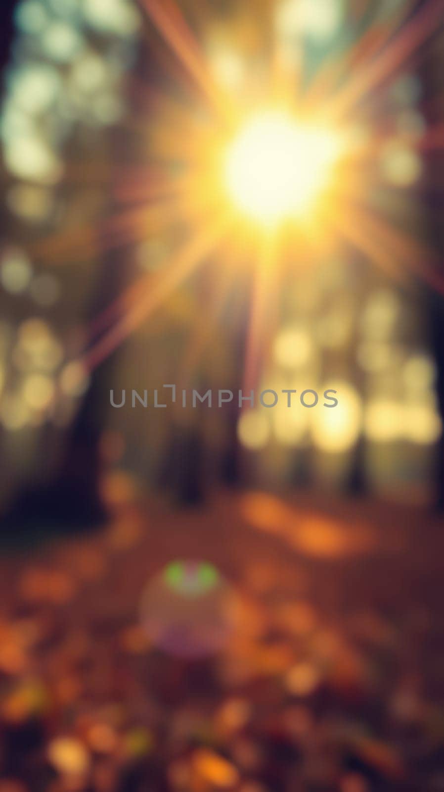Warm rays of sunlight shine through tall trees in a peaceful forest. Leaves softly rustle as the day begins, creating a tranquil atmosphere filled with natural beauty.