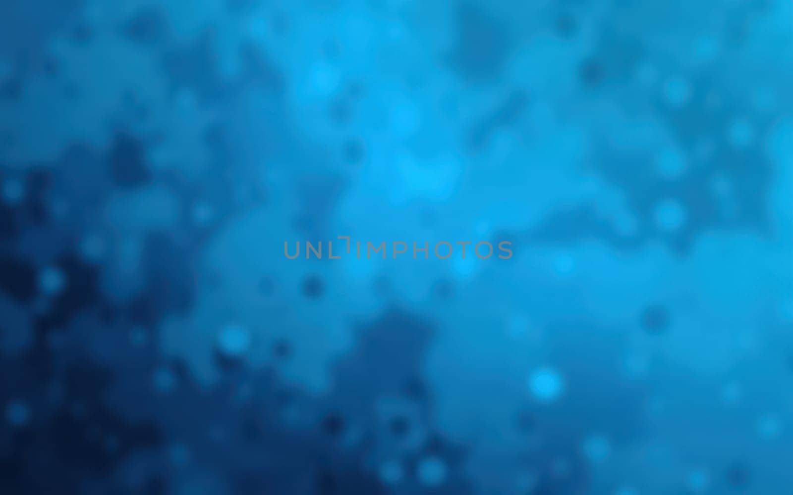 Bright deep blue hues dominate the underwater landscape, where light reflections dance and bubbles rise, creating a serene aquatic atmosphere filled with life.