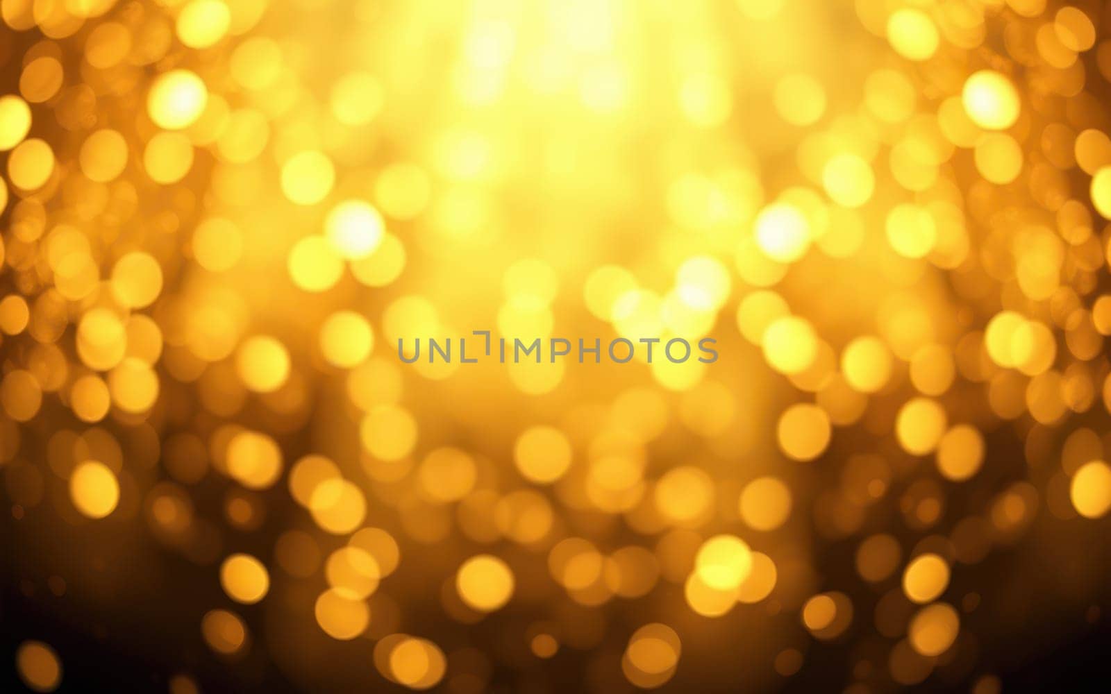 A vibrant display of sparkling golden lights fills the space, creating a joyful and festive ambiance perfect for evening celebrations and gatherings.