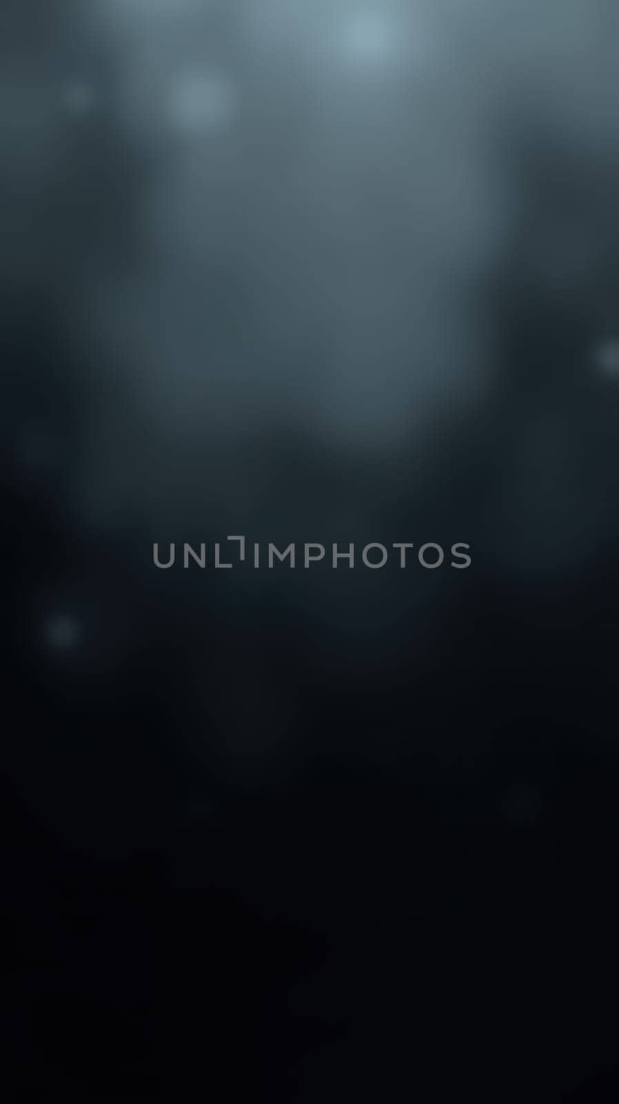 A thick, swirling fog fills a dark space, creating an ethereal atmosphere. Dim light reflections emerge throughout, enhancing the mysterious effect of the scene.