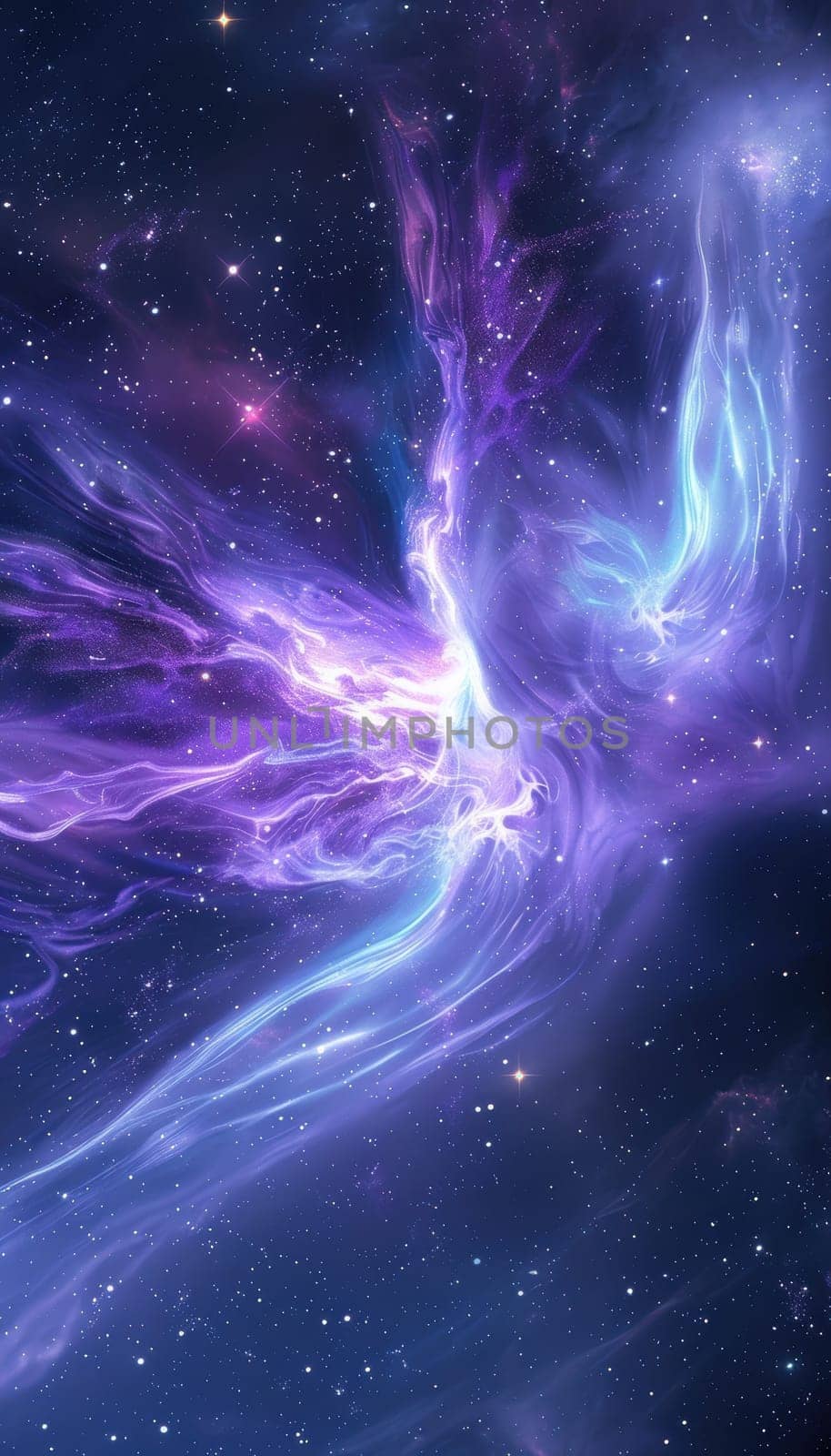 Vibrant cosmic scene depicting a pulsar with rapid rotation and energetic emissions. intense colors radiate from the pulsar, showcasing the dynamics of space objects. ideal for science education, astronomy presentations, and posters.