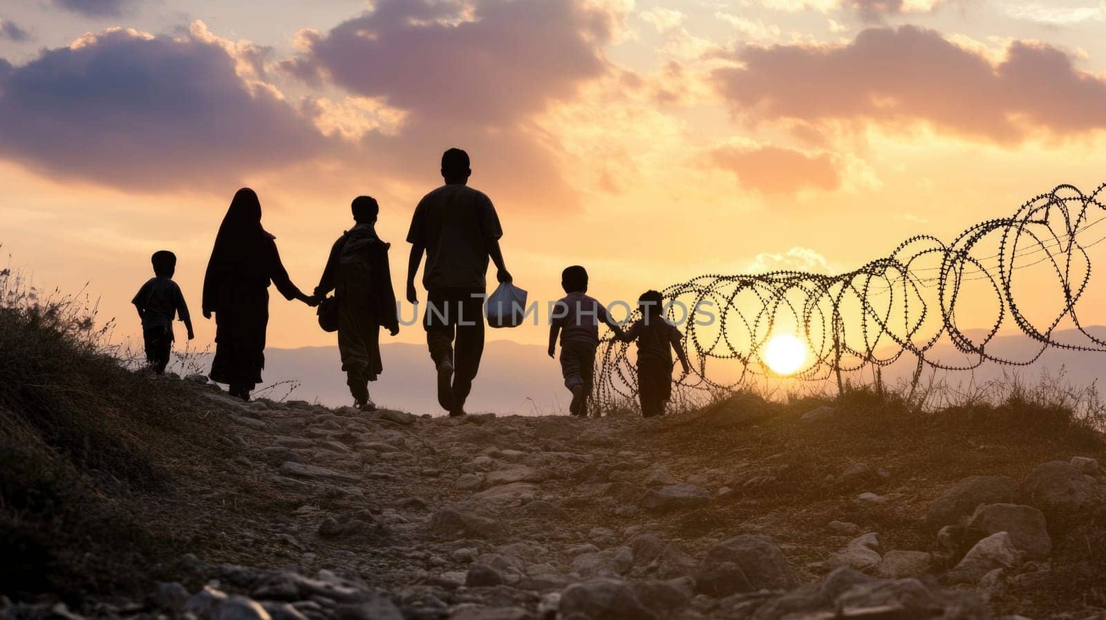 The refugee journey: portrait of individuals fleeing war, poverty, natural disasters, complex causes of displacement and urgent need for empathy, global response to address this crisis