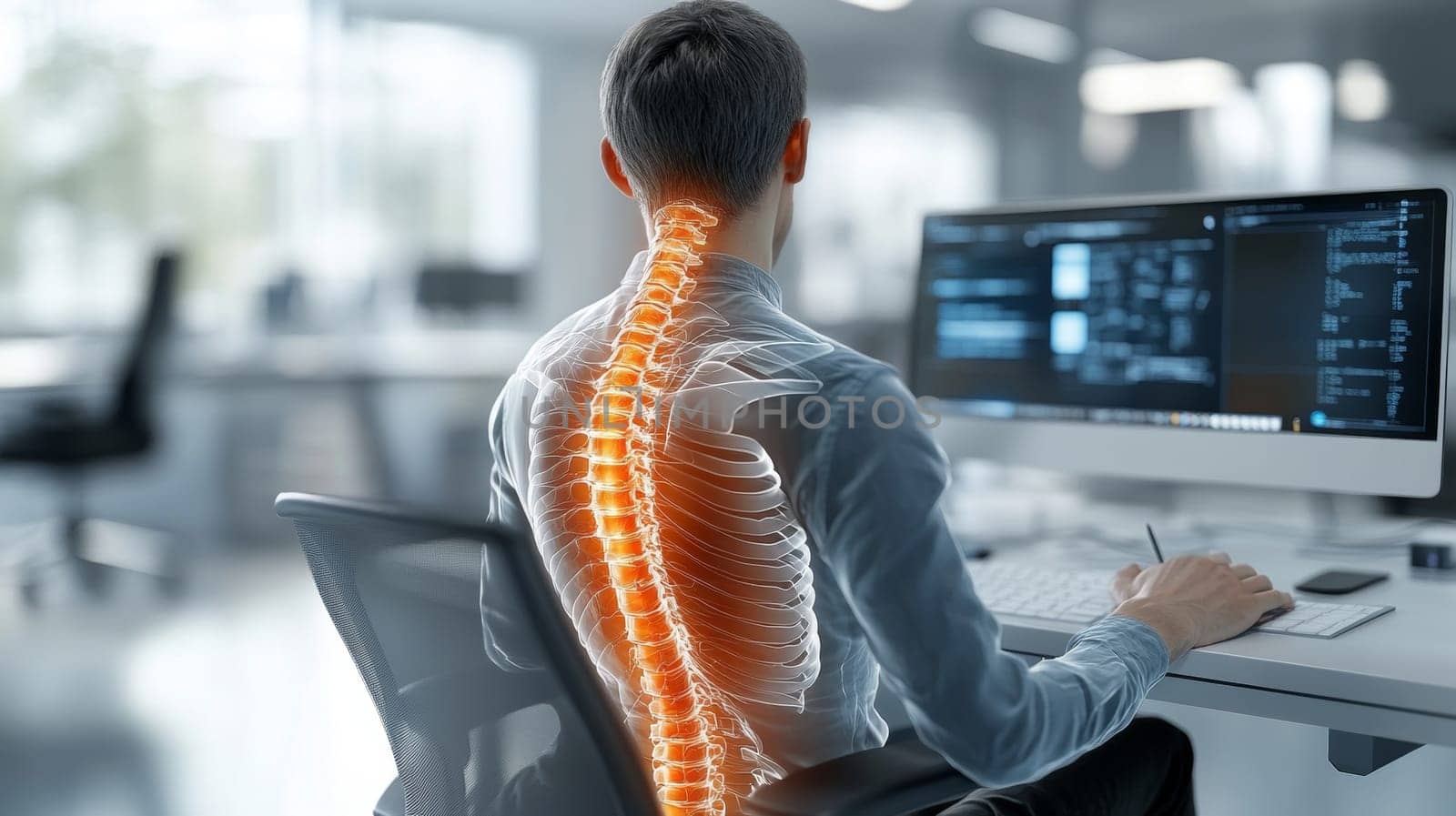 The Digital Spine Highlighting Occupational Hazards and Spinal Health in Modern Professions