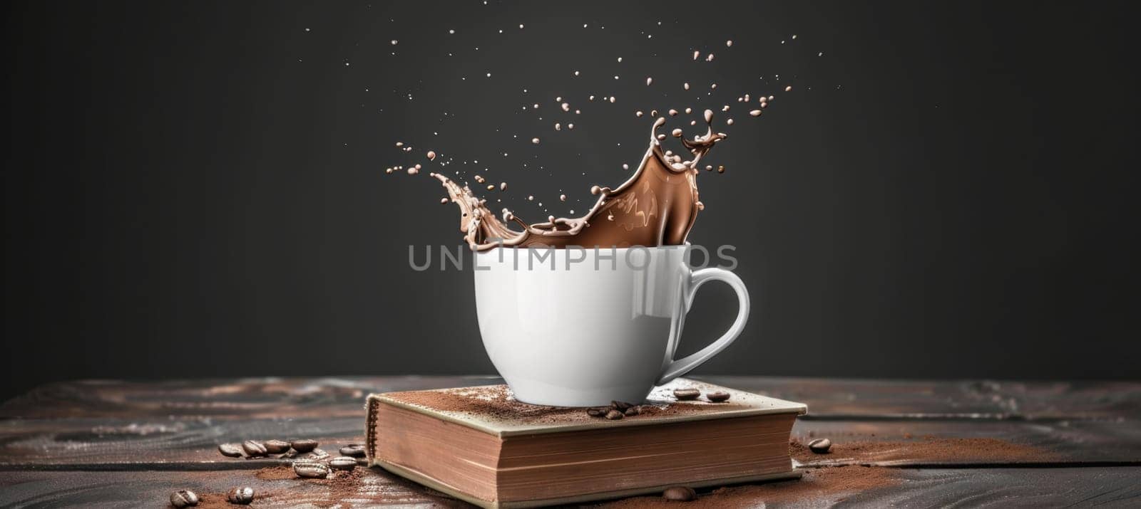 Sleek and sophisticated, the cover showcases a rich mocha mousse swirl in a natural setting. the design promotes a blend of culinary artistry and environmental awareness, appealing to eco-conscious food enthusiasts and design lovers.