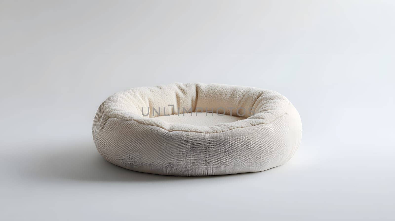 A cozy, round pet bed designed for comfort and relaxation.