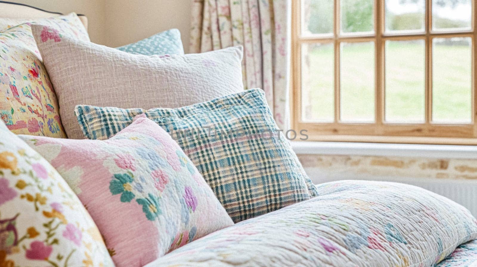 Country cottage decor, Cotswolds style interior design, furniture and home decor in elegant English country house style idea