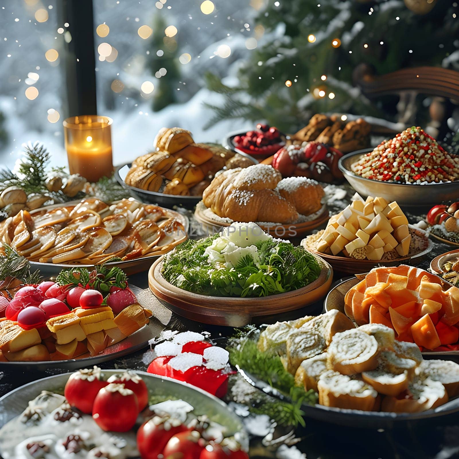 New Year’s Culinary Traditions: A Beautifully Set Table of Delights