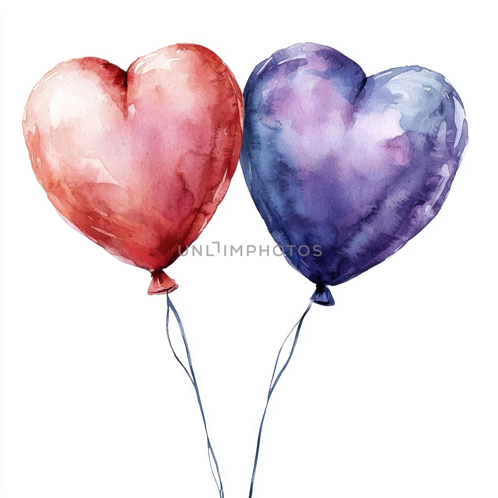 A Heart shaped balloons in pastel colors create whimsical and romantic atmosphere. Perfect for celebrations and special occasions