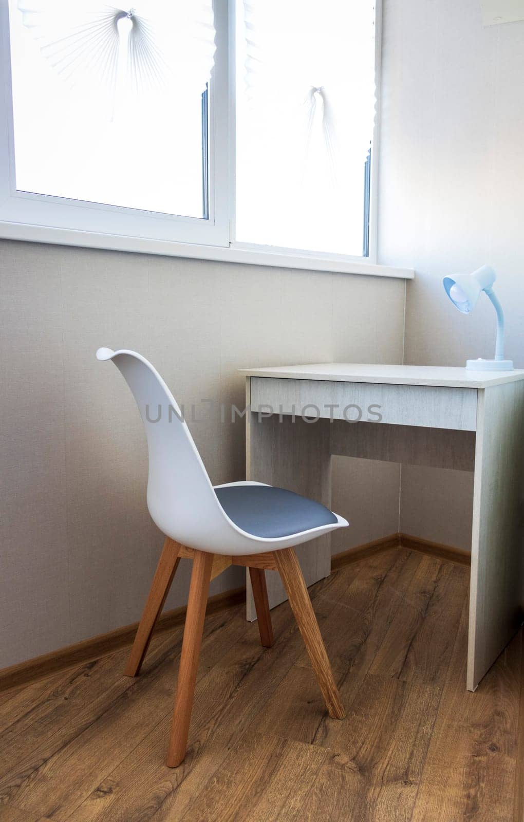 Tiny office working space in the apartment