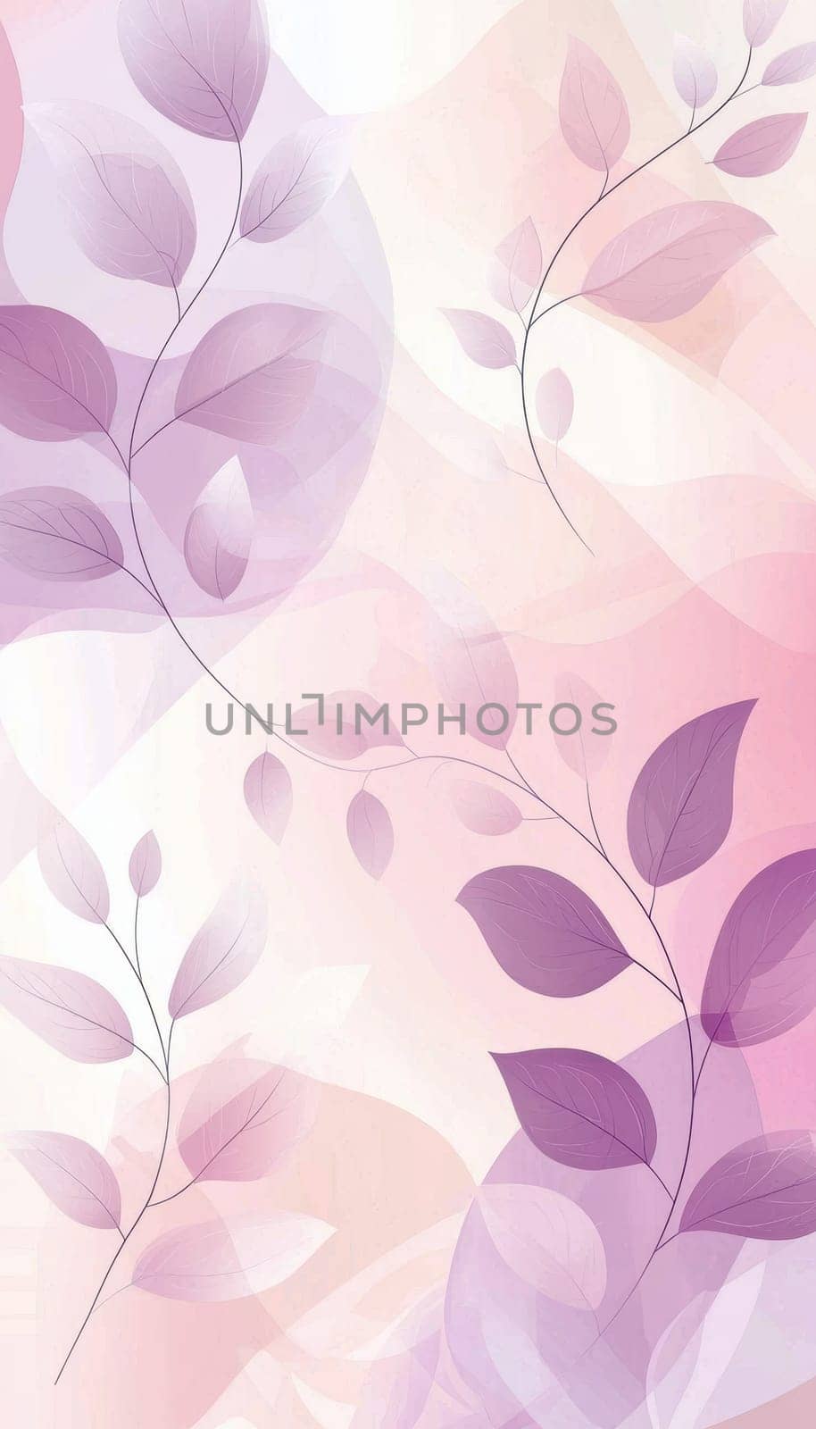Delicate abstract artwork featuring soft gradients in pink, lavender, and mint. ethereal floral shapes blend harmoniously into the background, evoking a sense of tranquility and fresh seasonal beauty. ideal for design and decor.