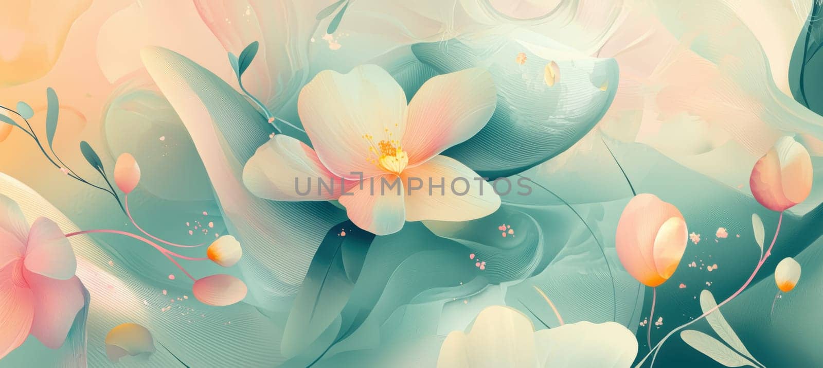Vibrant spring-themed design featuring bold pastel gradients and fluid shapes, conveying movement and growth. perfect for digital banners and social media ads, the lively colors and abstract forms create a fresh, energetic atmosphere.